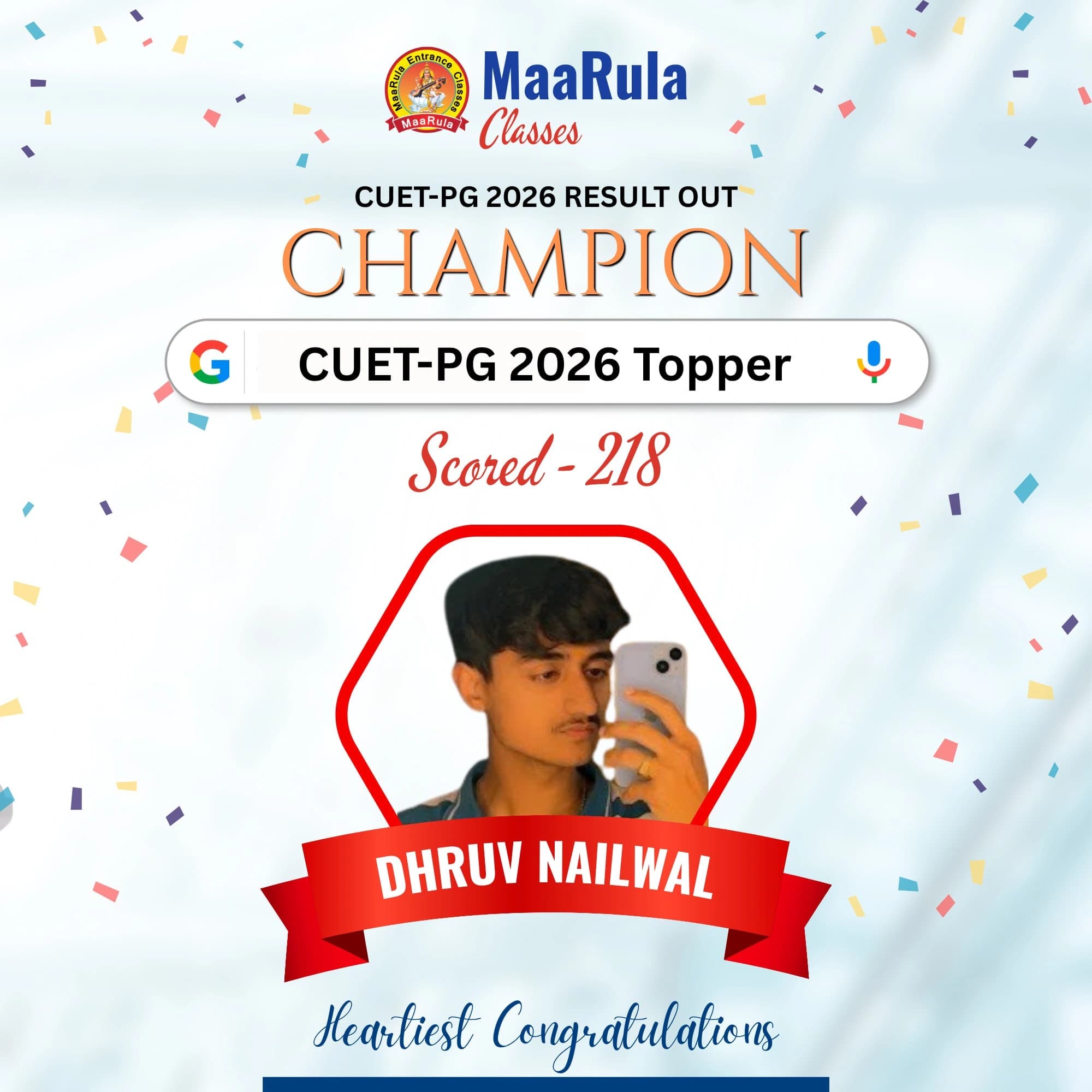 Cuet Pg Topper 3